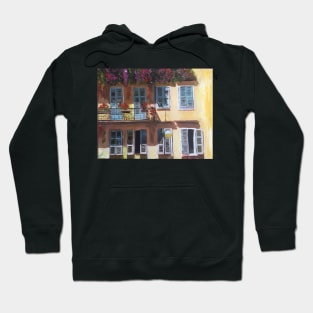 France, Yellow House Hoodie